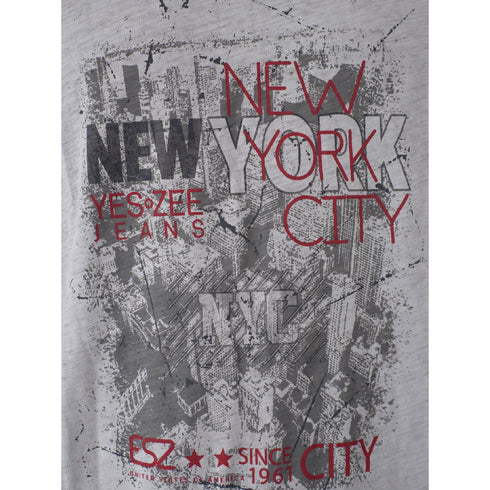Yes Zee T-shirt T-shirt Uomo stampa city frontale S - Francavilla Moda
